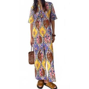 NEW BORGO DE NOR calista dress in blue